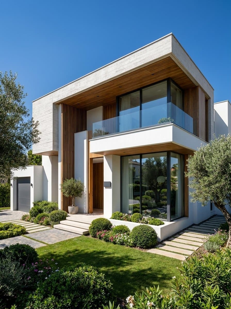 Property in flat daylight