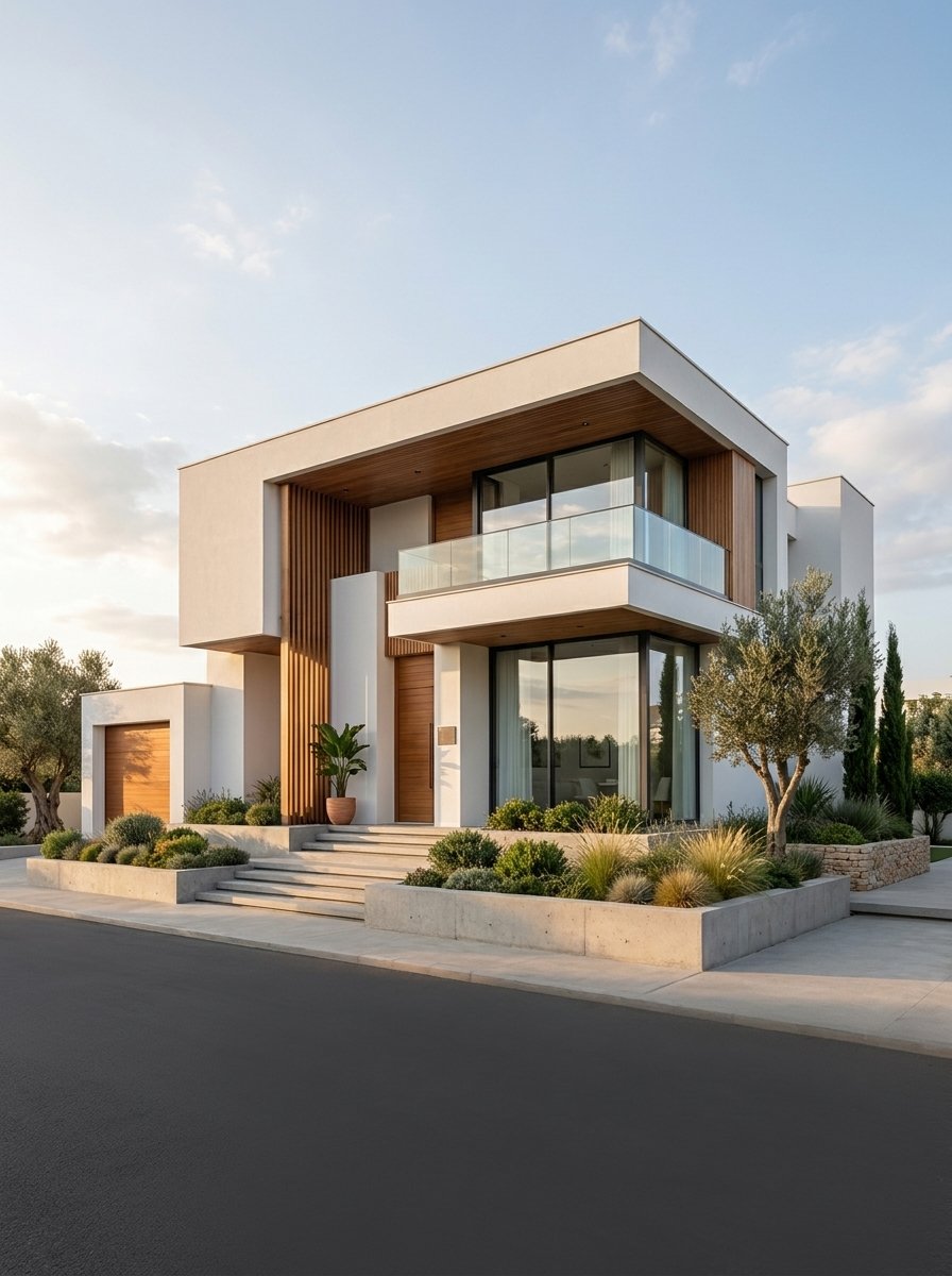 The same villa, photoreal